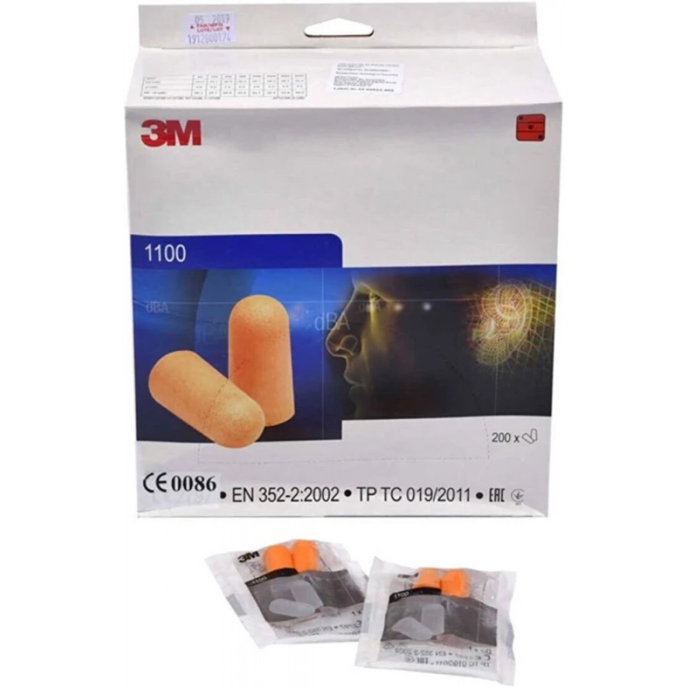 3M 1100 Kulak Tıkacı 200 Çift