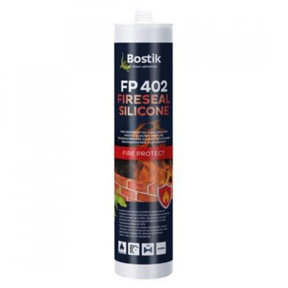 Bostik FP 402 Fireseal Yangına Dayanıklı B1 Silikon 310 ml Beyaz 