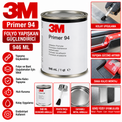 3m Primer 94 Folyo Yapışkan Güçlendirici 946 Ml