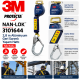 3M Protecta Nan-Lok 3101644 2,8m Alüminyum Geri Sarımlı Yaşam Hattı Tek Kollu 