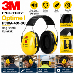 3M Peltor Optime I Kulaklıklar H510A-401-Gu 6 Adet