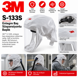 3M S-133S Entegre Baş Süspansiyonlu Başlık