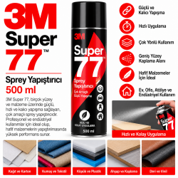 3m Sprey Yapıştırıcı 77 500 ml 