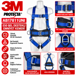 3M Protecta AB17811UNI E50 Bel Destekli Emniyet Kemeri