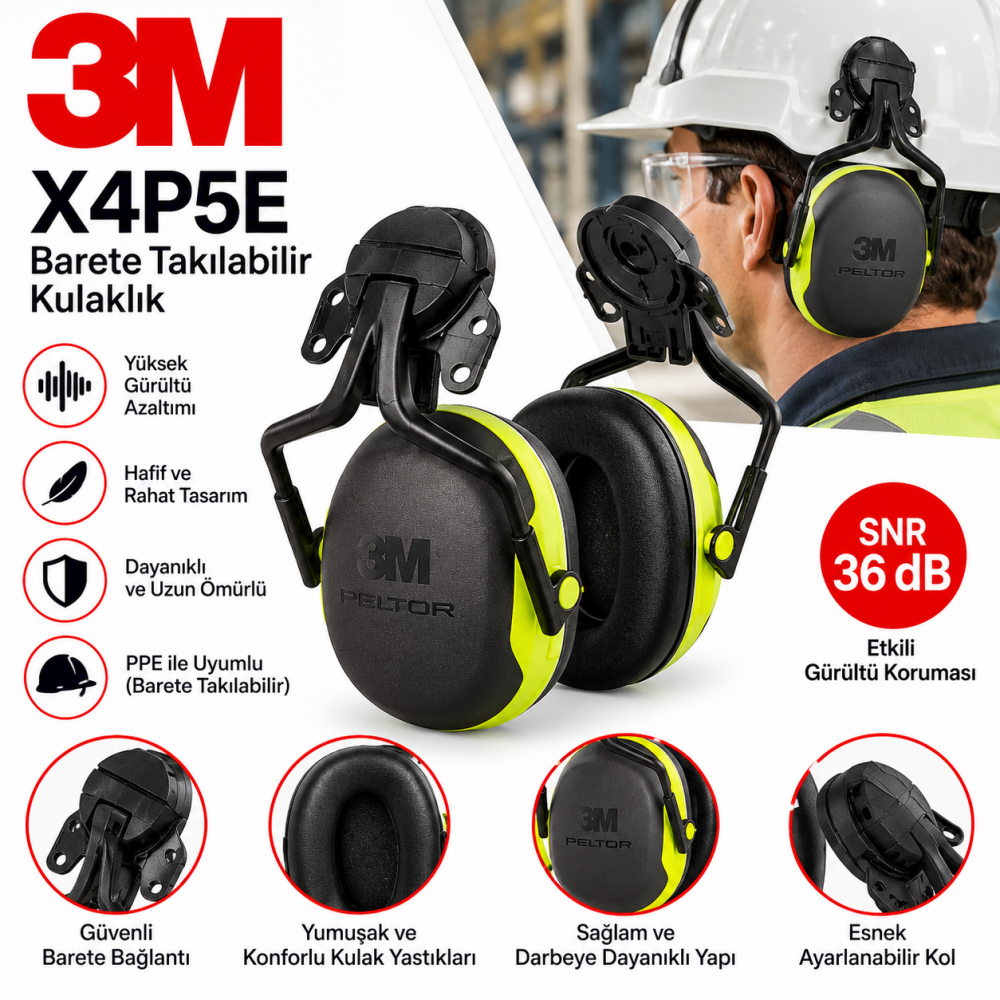 3M G3000NUV Vida Ayarlı Güvenlik Bareti