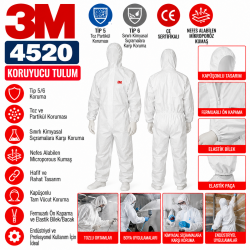 3M 4520 Koruyucu Tulum 