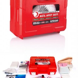 60 Parça Deprem Çantası Acil Afet ve Deprem Seti Yönetmeliğe Uygun Afet Çantası