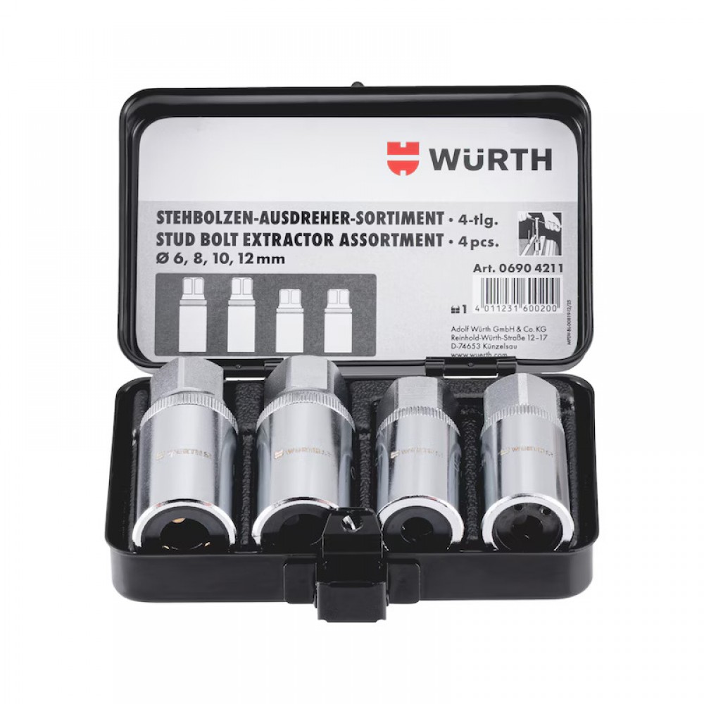 Würth SAPLAMA SÖKME VE TAKMA LKMA SET(D6-12MM)
