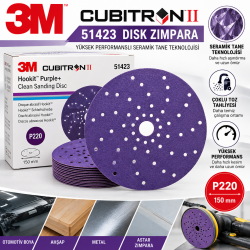 3m 51423 Cubitron Iı P220 Disk Zımpara 150MM 