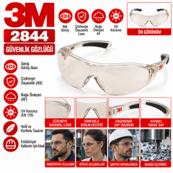 3M 2844 Güvenlik Gözlüğü 