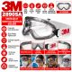 3M 2890SA Ventilsiz AF Koruyucu Güvenlik Gözlüğü 