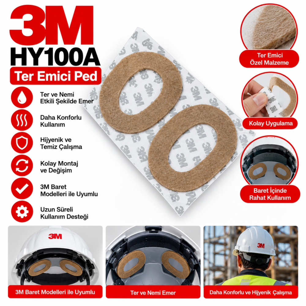 3M HY100A Ter Emici Ped 