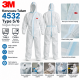 3M Koruyucu Tulum 4532 Type 5/6 Soğuk Beyaz
