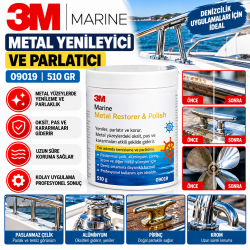 3M 09019 Marin Metal Yenileyici Ve Parlatıcı 510 Gr 6 Adet