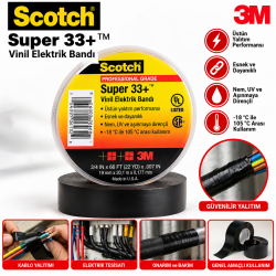 Scotch® Super 33+™ Vinil Elektrik Bandı