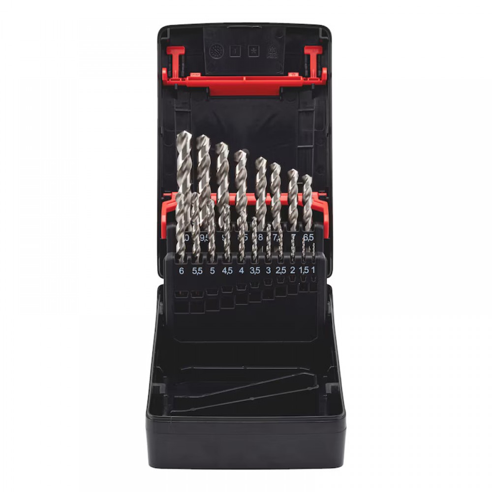 Würth Twist drill bit HSCo DIN 338 OXID 19 pcs Syska