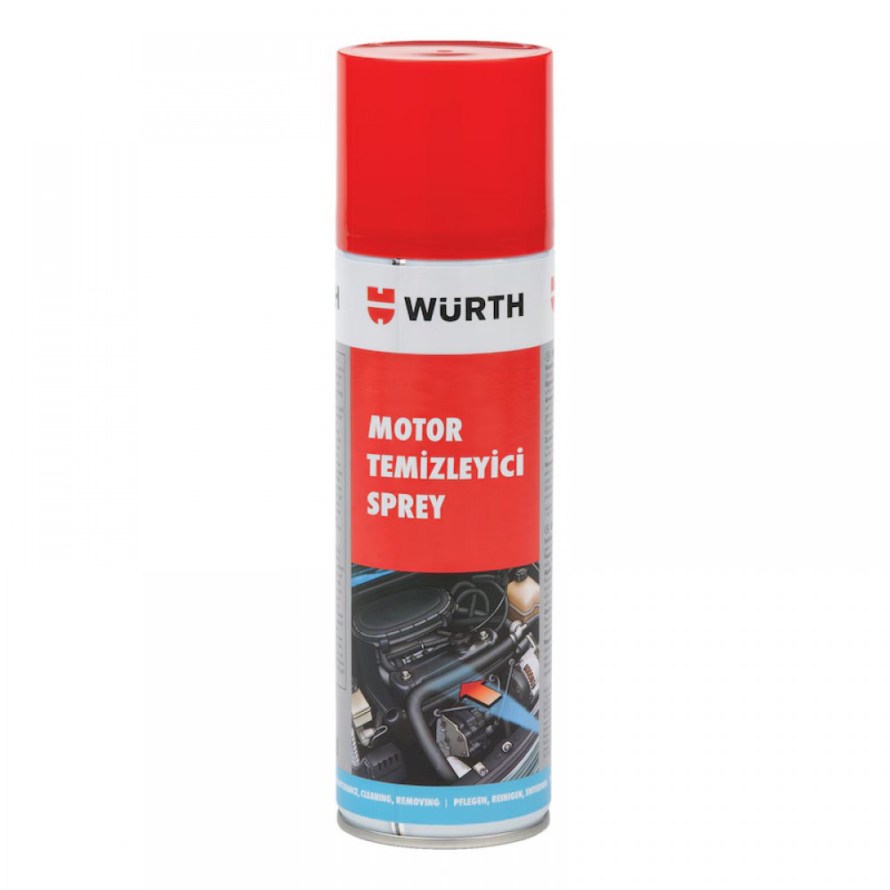 MOTOR TEMİZLEYİCİ SPREY HIZLI Würth ( 24 Adet )