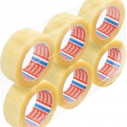 Tesa (Alman) Koli Bandı 45X100 Şeffaf Kauçuk 4263 60'lı Koli