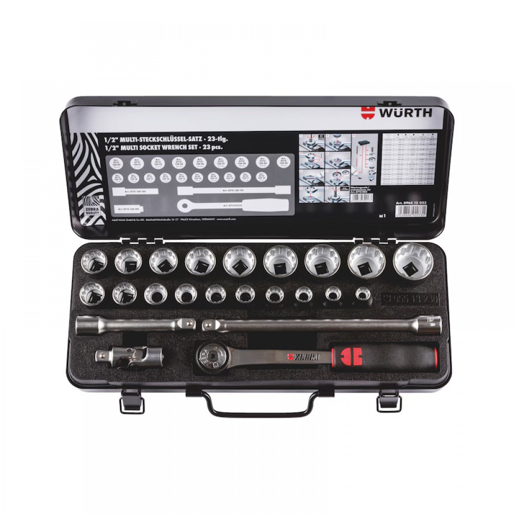 Würth 1/2 inç multi lokma ürün gamı
