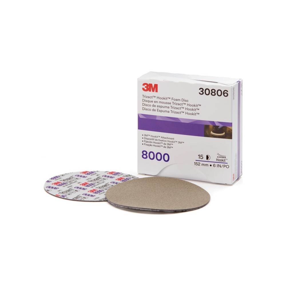 3M 30806 Trizact Hookit P8000 Finisaj Diski 150MM 