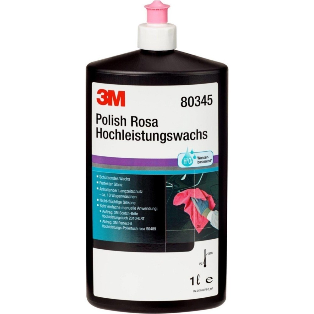 3m 80345 Pembe Renkli Boya Koruyucu Parlatıcı Oto Cilası 1 lt