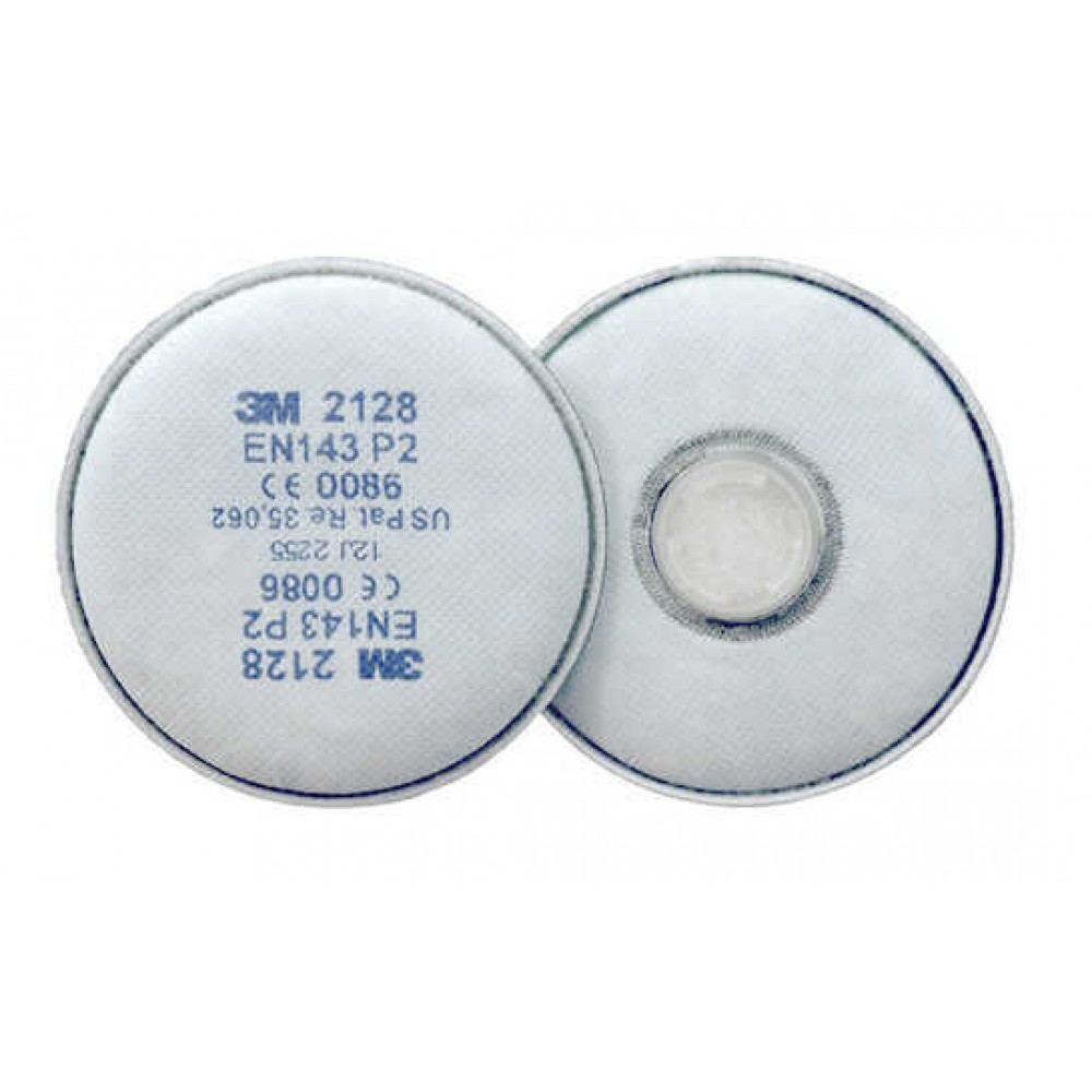 3M 2128 P2 Ozon, Organik, Asit Gazı Filtresi 12 Çift