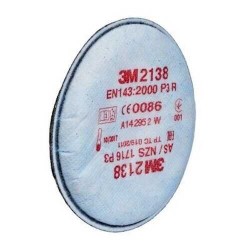 3M 2138 P3 Organik  Ozon Gaz Ve Buhar Filtresi 12 Çift