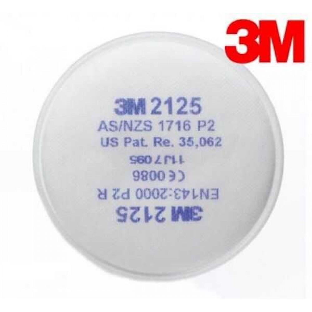 3M 2125 P2 Toz ve Duman Filtresi 12 Çift