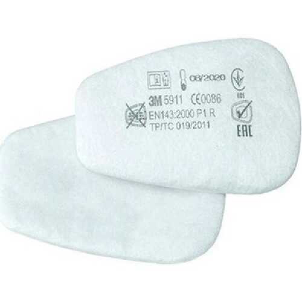 3M 5911 P1 Toz ve Sis Filtresi (5 Çift)