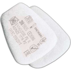 3M 5925 P2 Toz ve Sis Filtresi 5 Çift