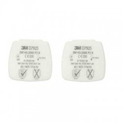 3M D7925 P2 Secure Click Toz Filtresi 12 Çift