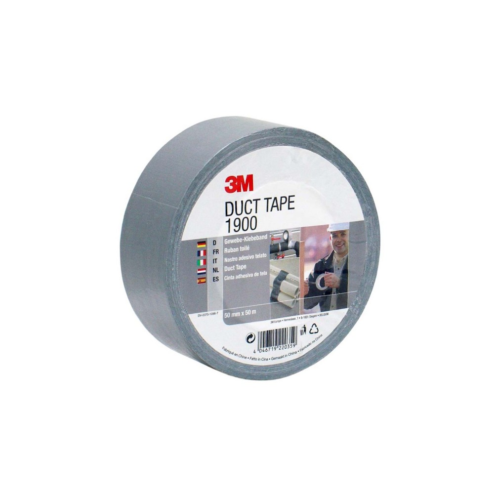 3M 1900 Tamir Bandı Duct Tape 3900 50Mmx50Mt Gri 48 Adet