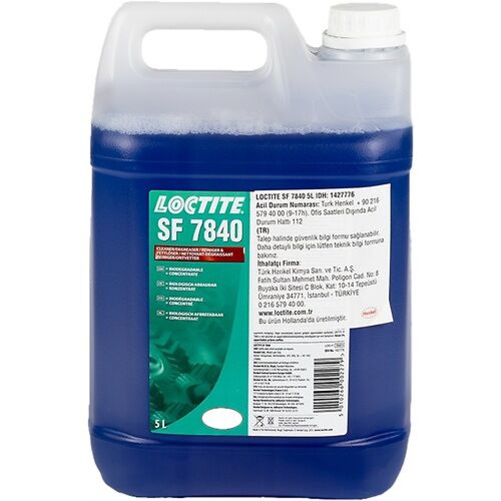 LOCTITE SF 7840 TEMİZLEYİCİ VE YAĞ SÖKÜCÜ 5 LT