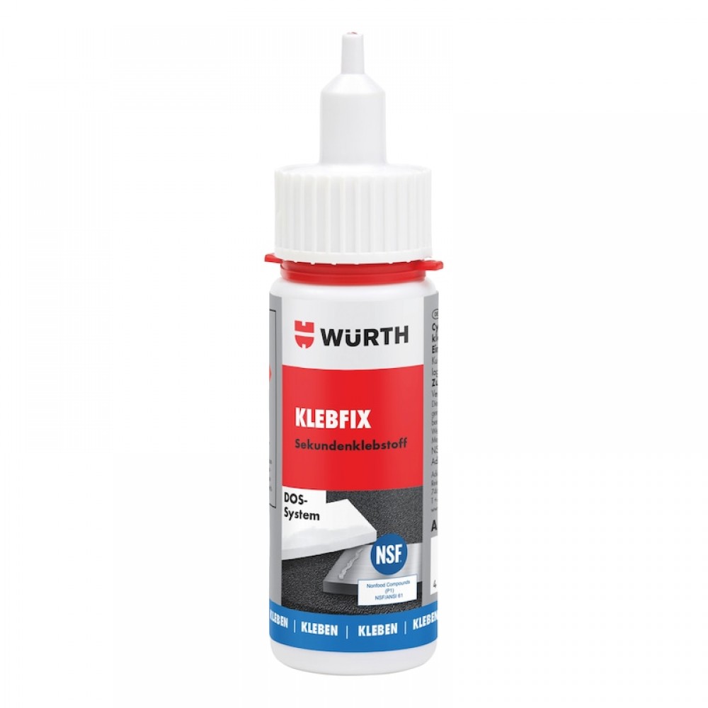 Würth KLEBFIX Siyanakrilat Konstrüksiyon yapıştırıcısı 50 gr