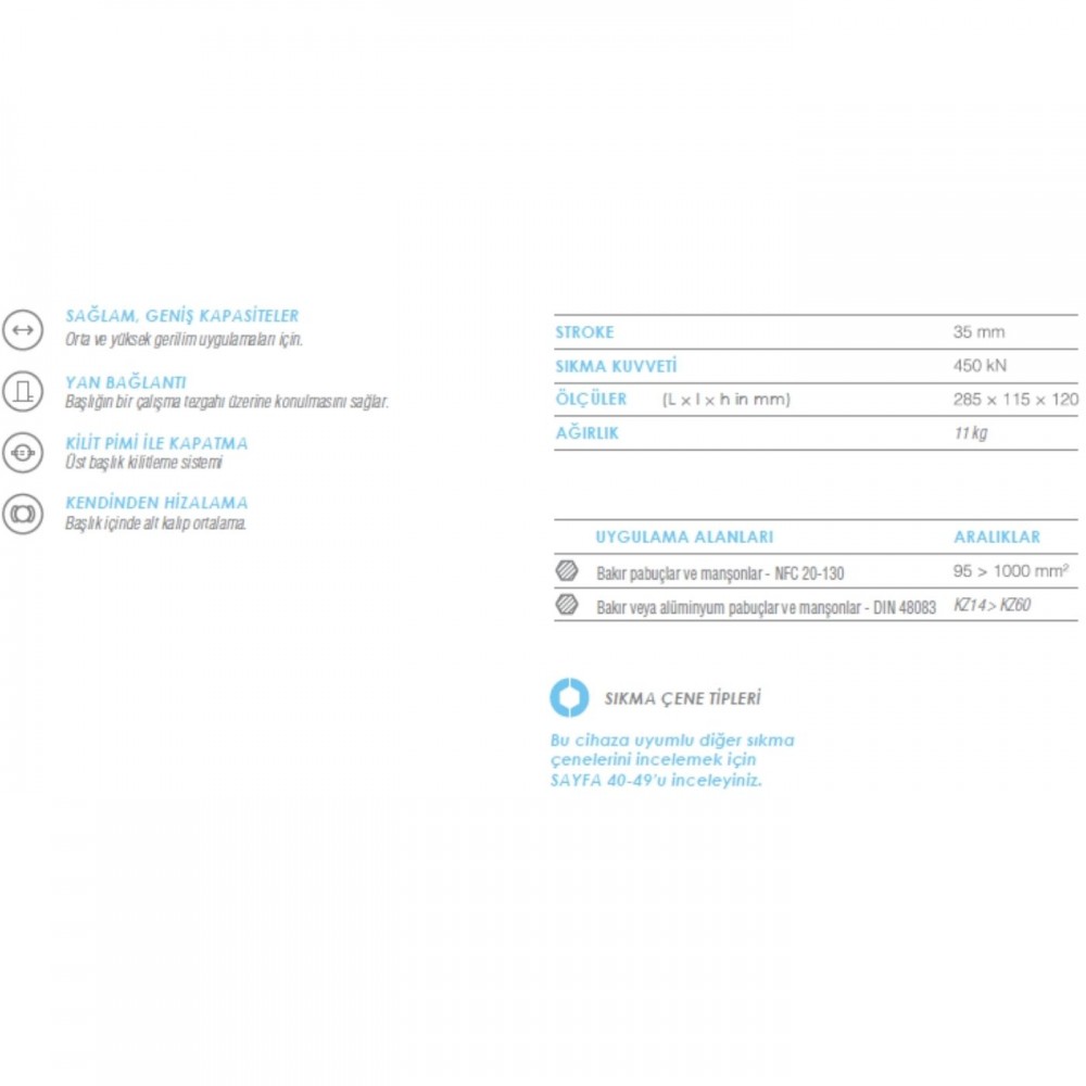 Hidrolik Başlı Sıkma XH450