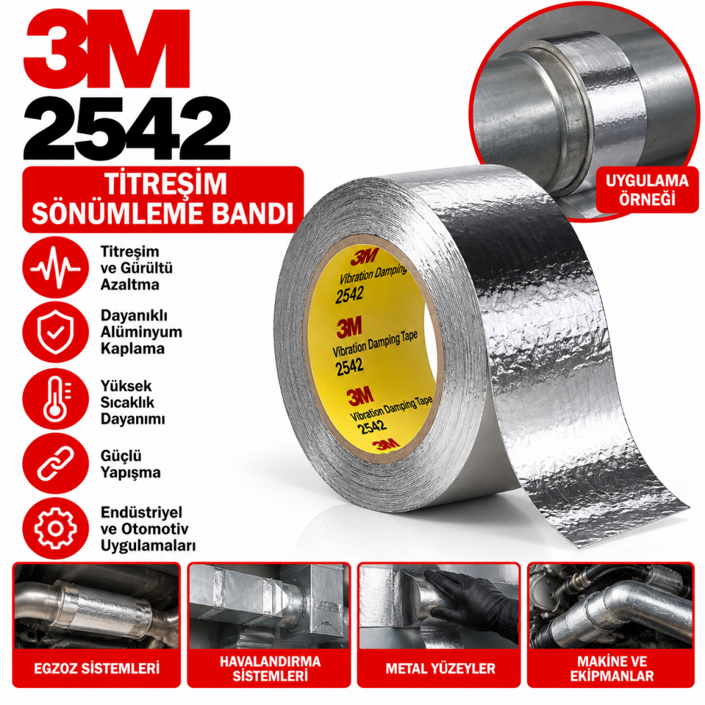 3M 2542 Titreşim Sönümleme Bandı